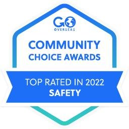 GO Overseas Community Choice Awards 2022 — Top Rated Safety